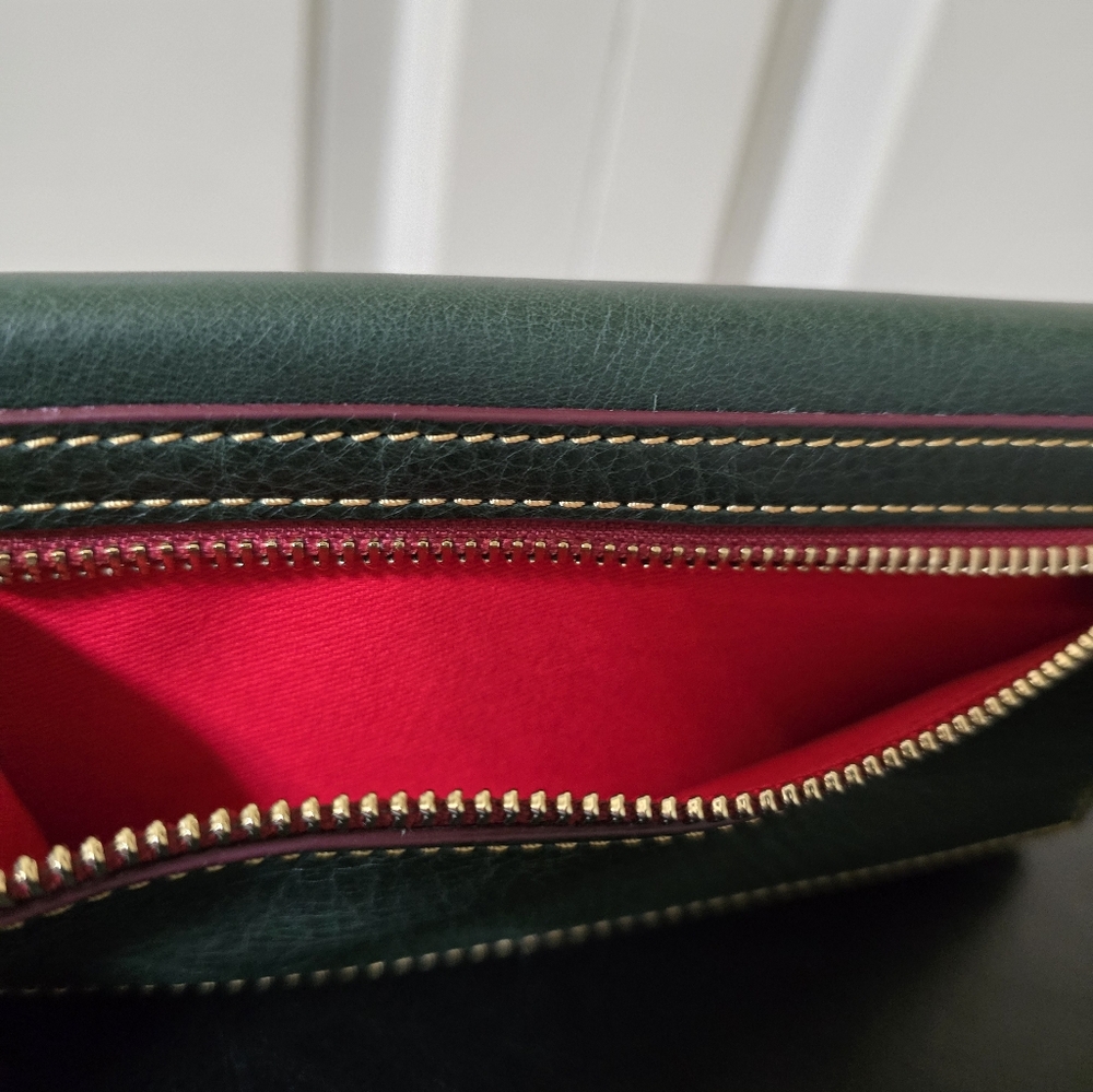 Dooney Florentine Continental Clutch/Color: Ivy - Picture 6 of 6